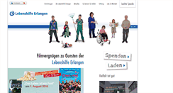Desktop Screenshot of lebenshilfe-erlangen.de